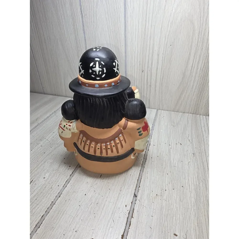 VTG House of Lloyd 1996 Native American Storyteller 5 Children Pottery Figure